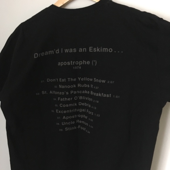 ❌Black frank zappa band tee - Picture 3 of 4